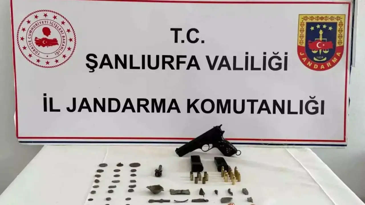 Şanlıurfa&#039;da Tarihi Eser ve Silah Operasyonu