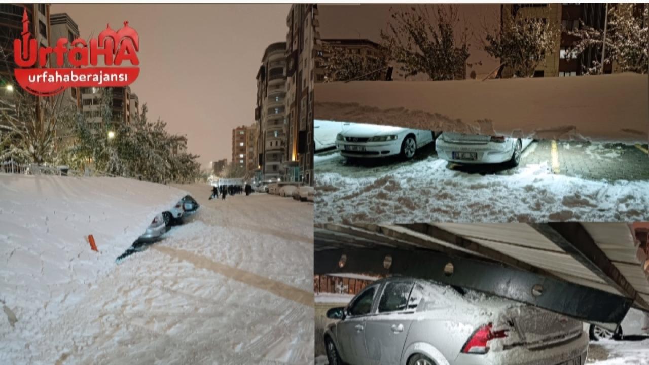 ŞANLIURFA’DA KORKUTAN OLAY: KARAKÖPRÜ’DE İKİ SİTENİN OTOPARK SUNDURMASI ÇÖKTÜ!