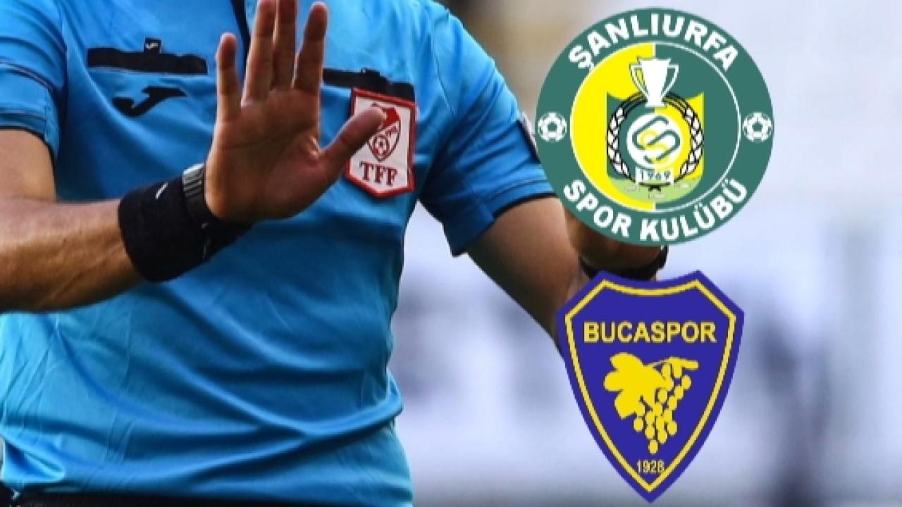 ŞAMPİYONLUK YOLUNDA KRİTİK VİRAJ: ŞANLIURFASPOR - BUCASPOR 1928 MAÇININ HAKEMİ BELLİ OLDU
