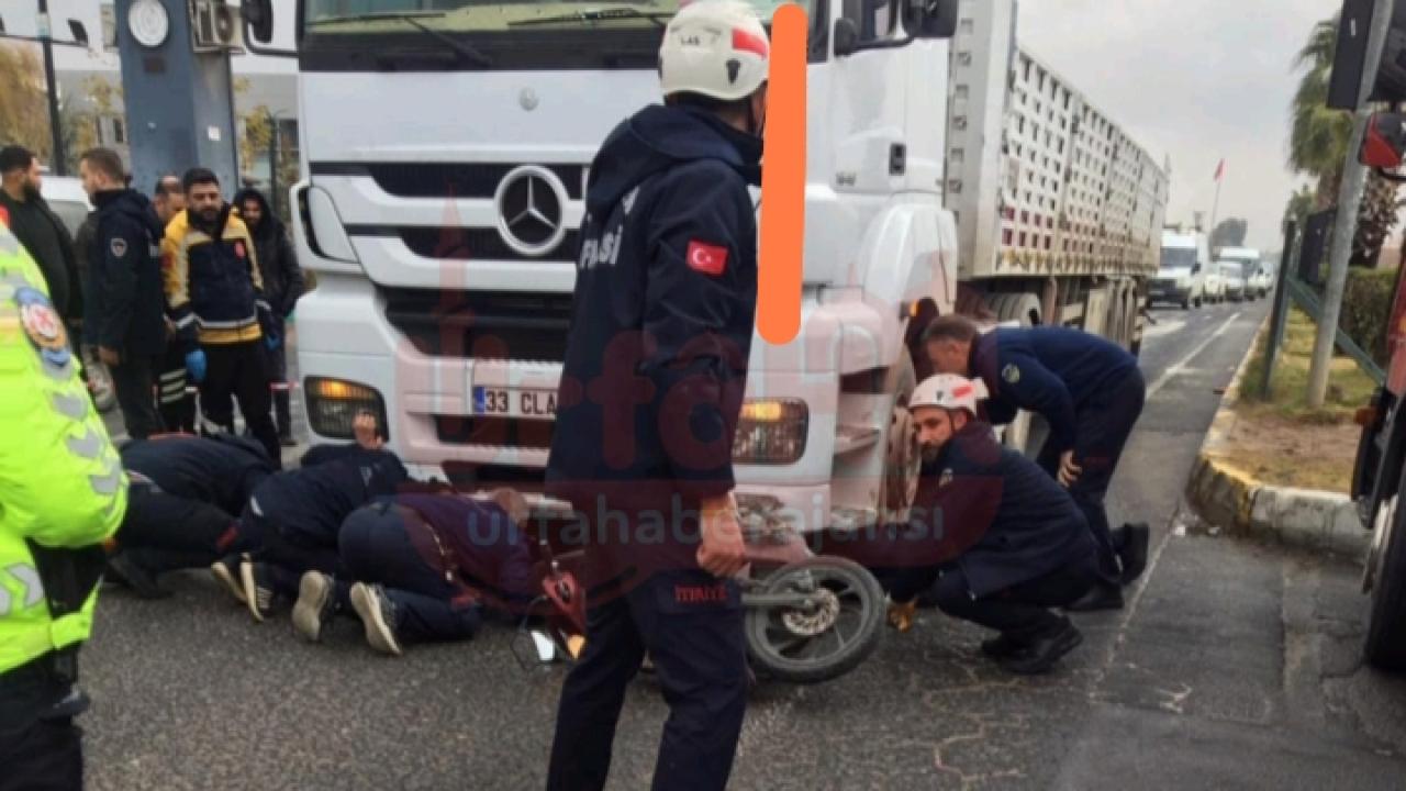 Şanlıurfa’da Trafik Kazası: Motosiklet Sürücüsü Tırın Altında Kaldı