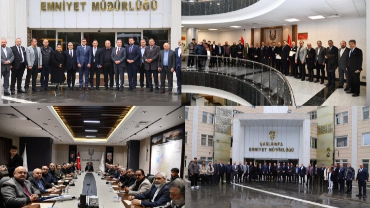 TİMBİR Heyetinden Şanlıurfa’da Çıkarma: Vali Şıldak ve Emniyet Müdürü Aksoy’a Ziyaret